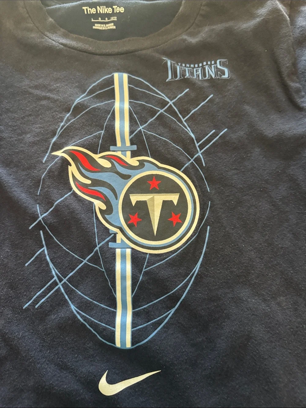 Nike Navy Tennessee Titans Graphic Short Sleeve Tee